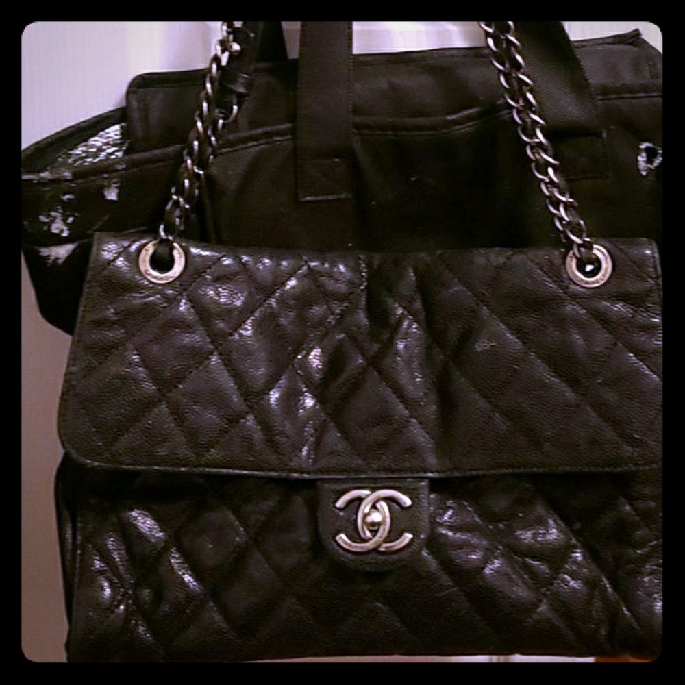 Chanel flag bag.